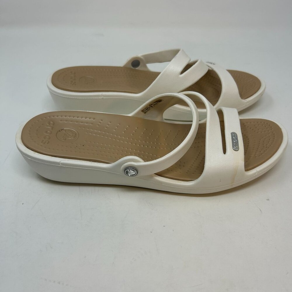 Crocs Patricia Wedge Sandals Womens Size 10 - Picture 5 of 8